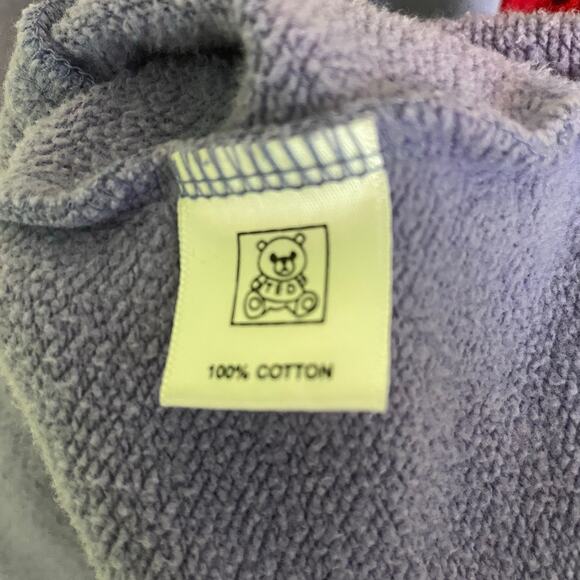 Teddy Fresh Pastel Colorblock Hoodie 100% Cotton Long Sleeve Men's Size Small - Picture 7 of 13